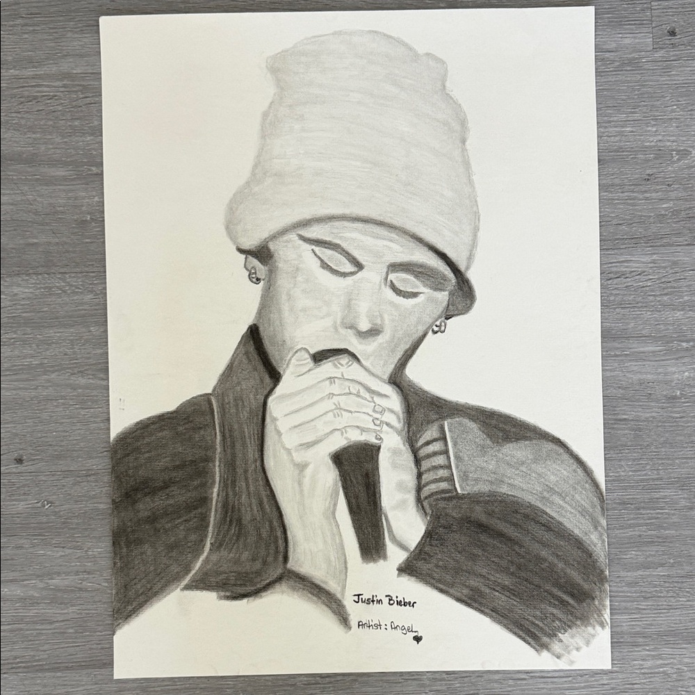 Monochrome Portrait Art Print